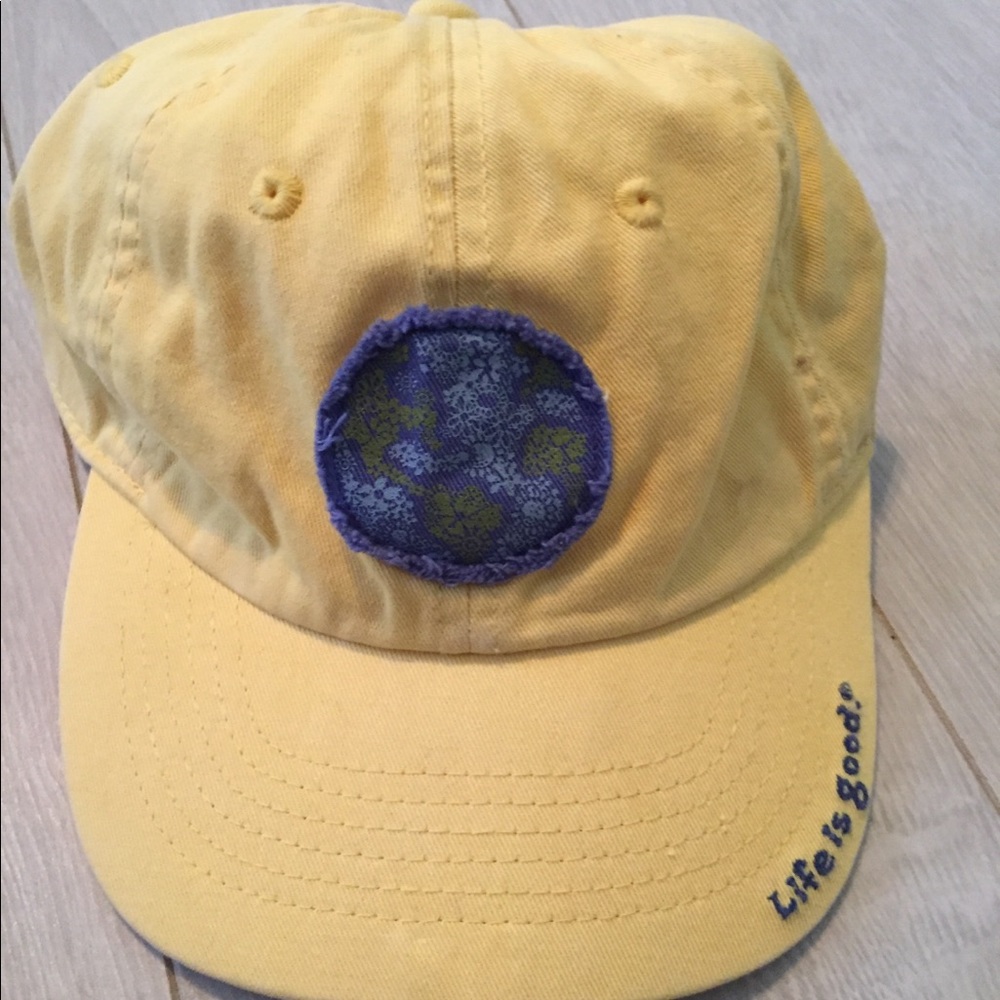 Yellow Life Is Good Hat
